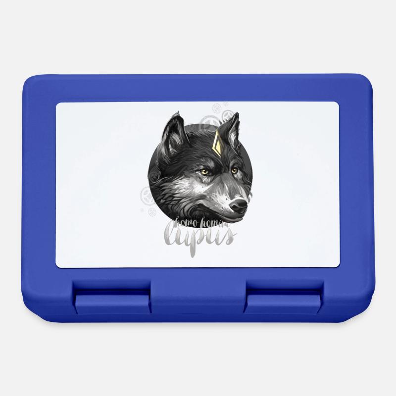 wolf1 - Brotdose - Royalblau