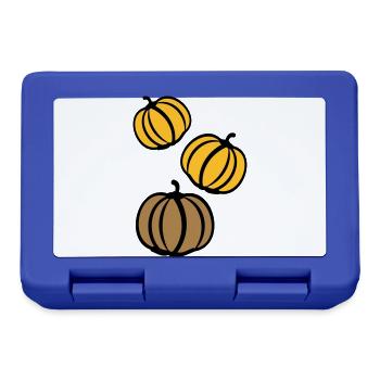 Pumpkins - Lunchbox - royal blue - Front