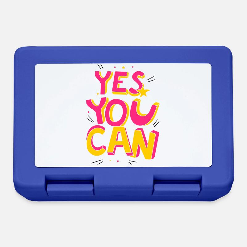 Yes you can - Brotdose - Royalblau