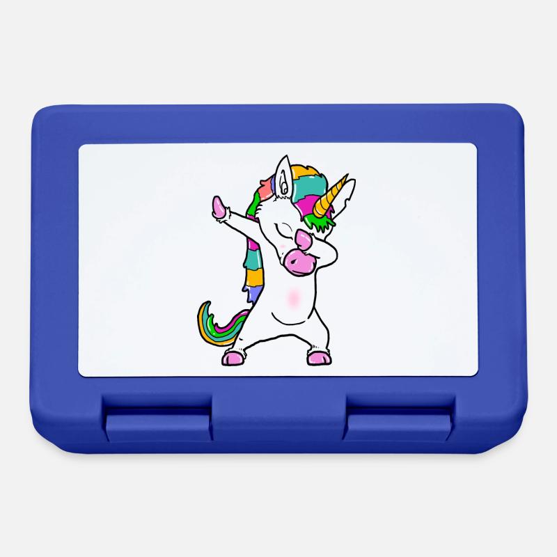 Dapping Einhorn- Dap Unicorn - Brotdose - Royalblau
