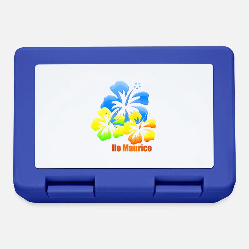 hibiscus - Boîte à goûter - bleu royal