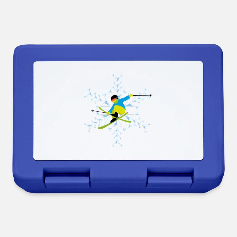 ski freestyle bright - Lunchbox - royal blue