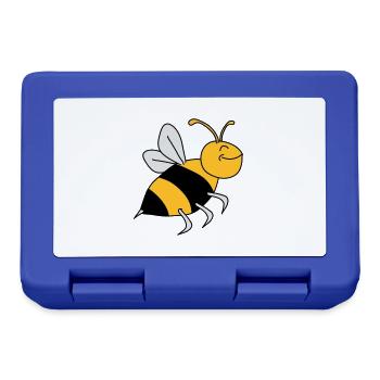 Happy Bee - Lunchbox - royal blue - Front