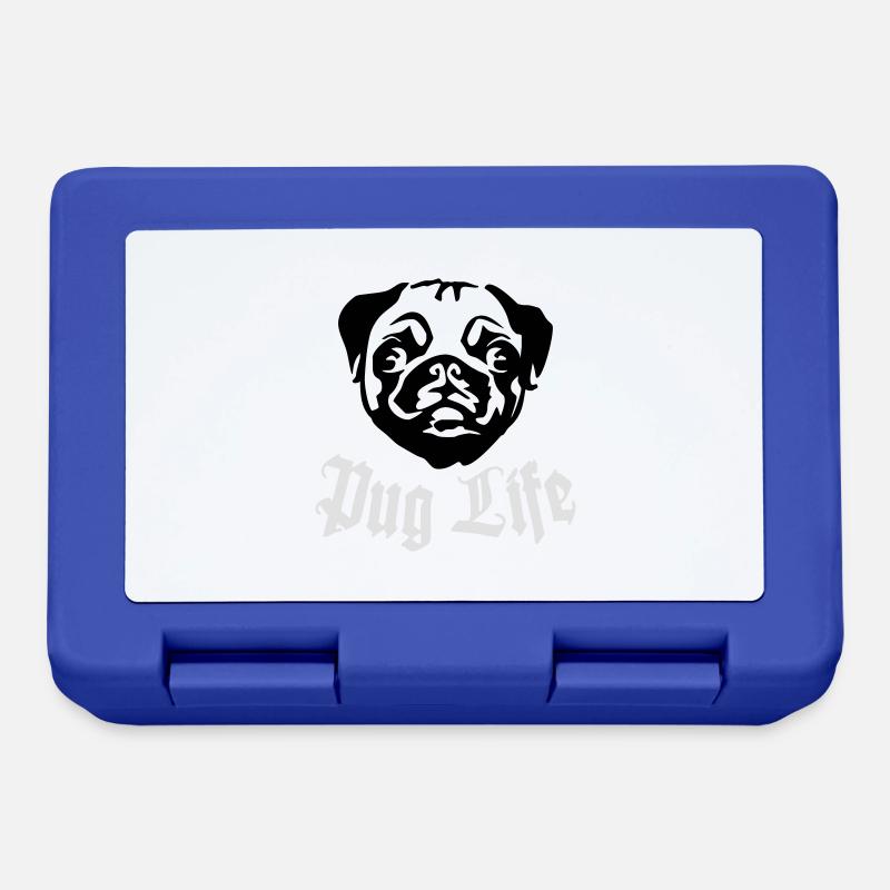 Pug Life - Lunchbox - royal blue