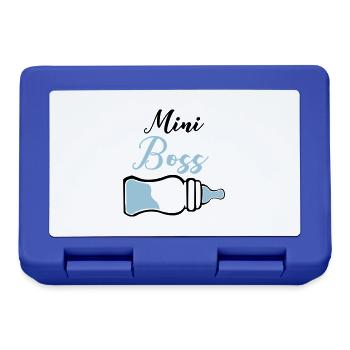 patron de biberon - Boîte à goûter - bleu royal - Devant