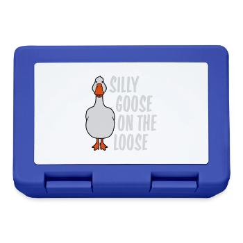 goose on the loose - Brotdose - Royalblau - Vorne