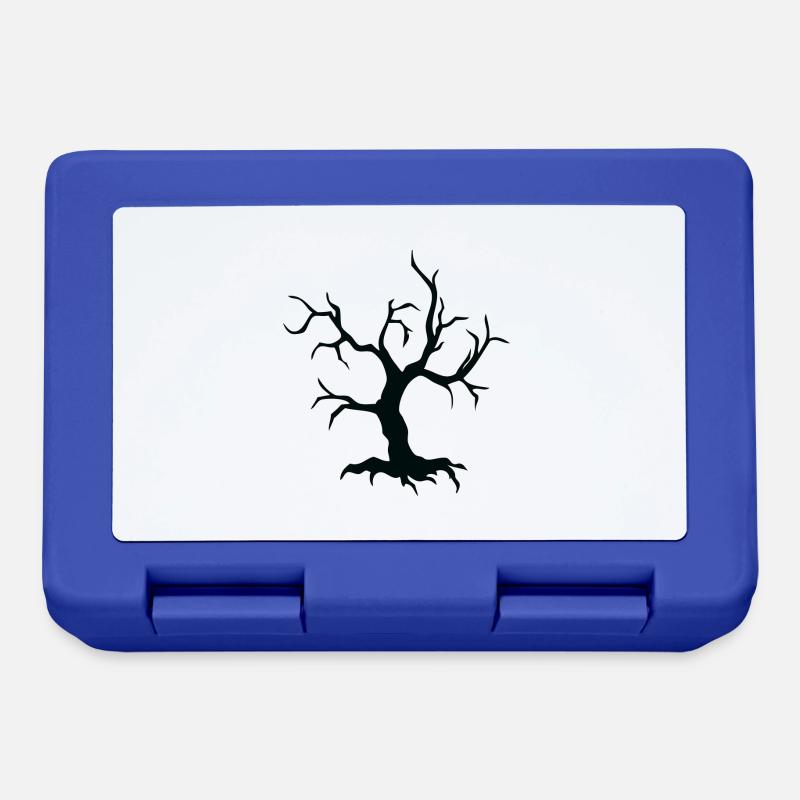 Arbre d’Halloween - Boîte à goûter - bleu royal