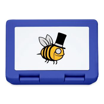 Chapeau haut de forme Sir Bee - Boîte à goûter - bleu royal - Devant