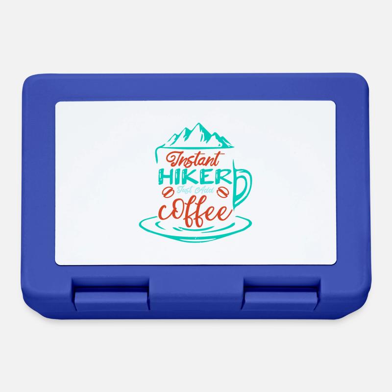 CAFÉ RANDONNEUR INSTANTANÉ - Boîte à goûter - bleu royal