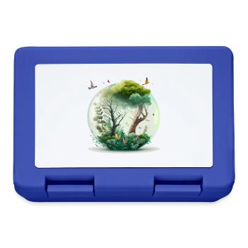 The miniature forest - Lunchbox - royal blue - Front
