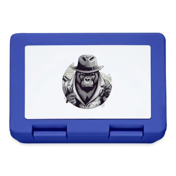 Der Gorilla - Brotdose - Royalblau - Vorne