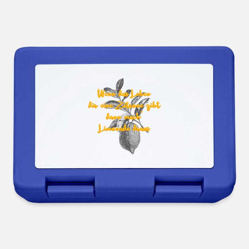Limonade - Boîte à goûter - bleu royal