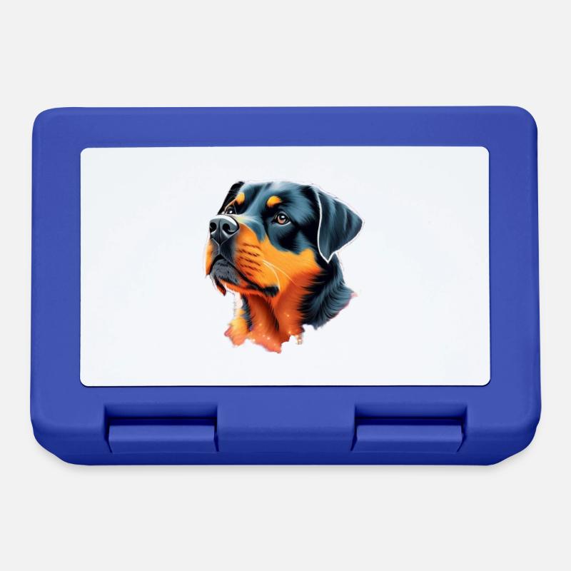 Rottweiler - Boîte à goûter - bleu royal