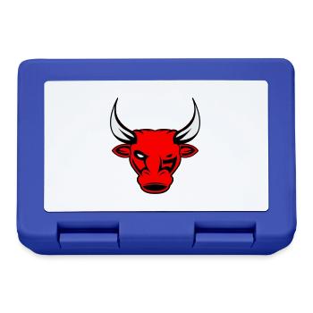 stier bulle - Brotdose - Royalblau - Vorne
