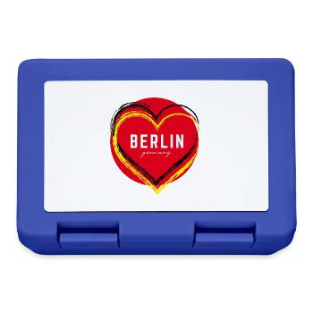 Berlin Deutschland Fan Flagge Design T Shirt - Brotdose - Royalblau - Vorne