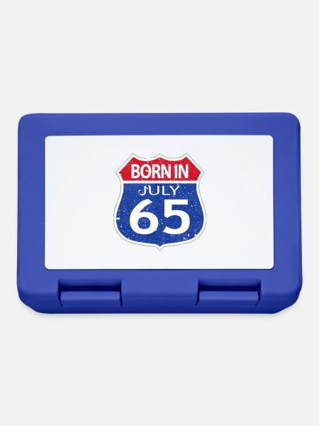 Born in July 1965 - Lunchbox - royal blue