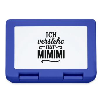 Mimimi Saying Funny Office - Lunchbox - royal blue - Front