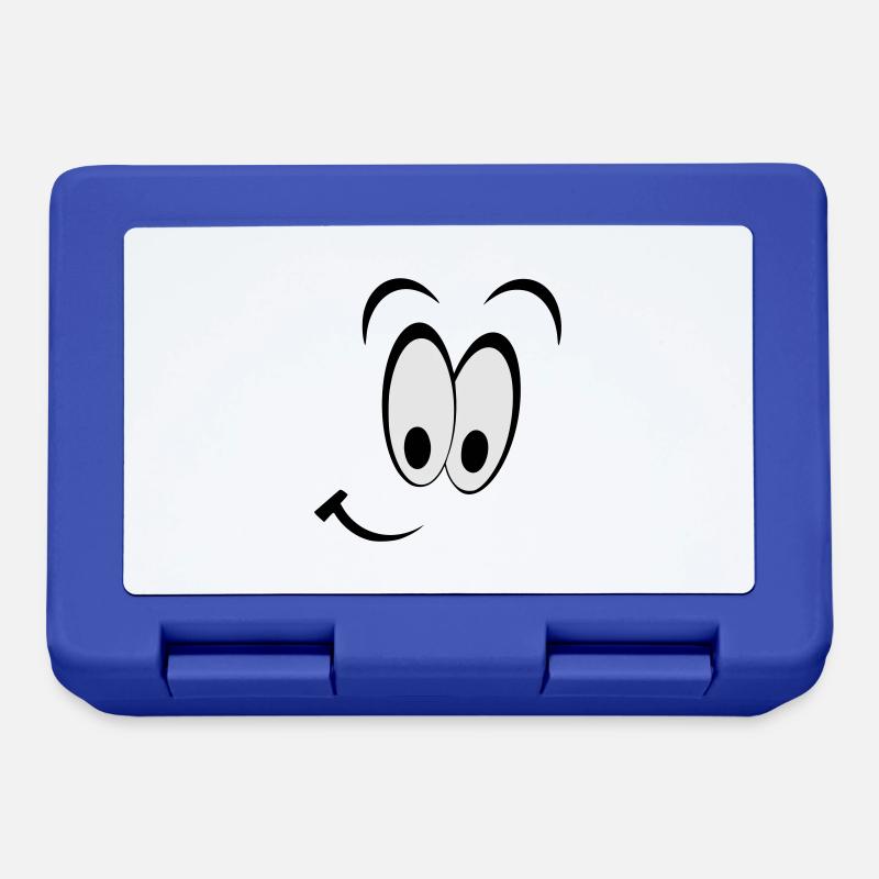SMILEY - Brotdose - Royalblau