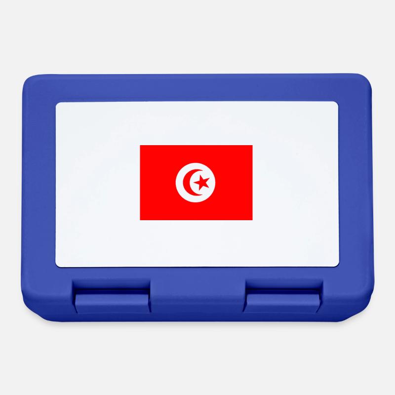 Drapeau Tunisie - Boîte à goûter - bleu royal