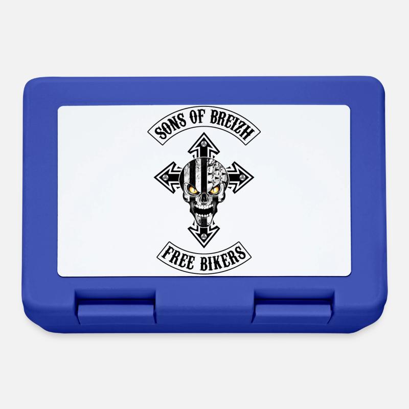 Breizh Bikers Cross - Boîte à goûter - bleu royal