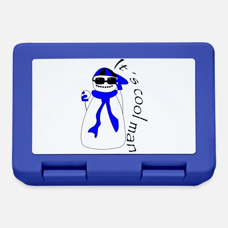 It s cool man - Brotdose - Royalblau