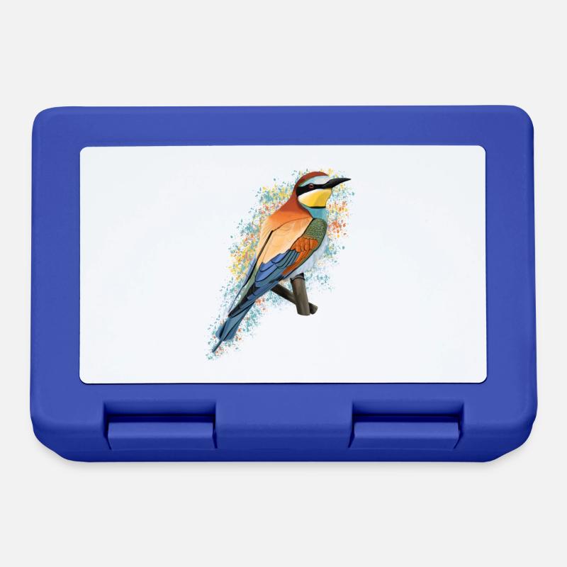 Bee-eater Bird Bird lover Birdwatcher - Lunchbox - royal blue