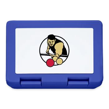 billard_3c - Lunchbox - royal blue - Front