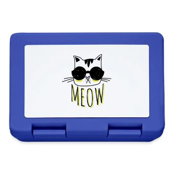 Cool Cat - Lunchbox - royal blue - Front