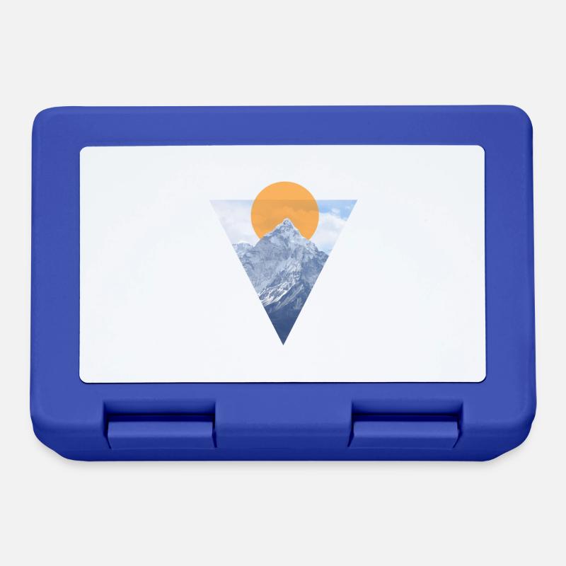 Montagne - Boîte à goûter - bleu royal