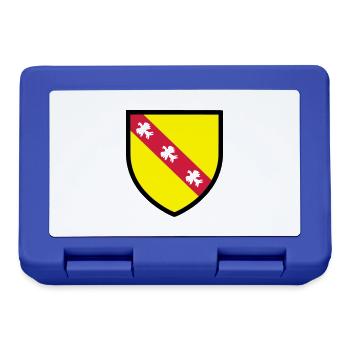 Blason Lorraine (T) - Boîte à goûter - bleu royal - Devant