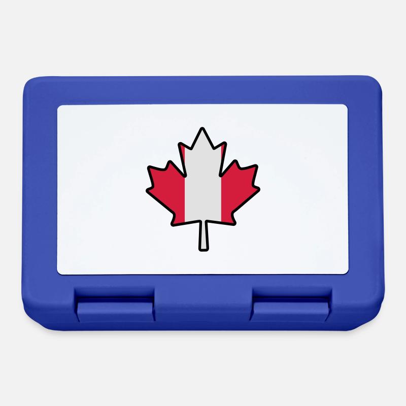 Canada leaf - Brotdose - Royalblau