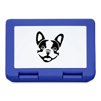 Dog - French Bulldog - Boîte à goûter - bleu royal - Devant