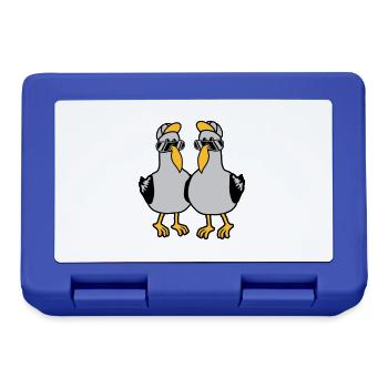 2 Amis de l’équipe Seagulls - Boîte à goûter - bleu royal - Devant