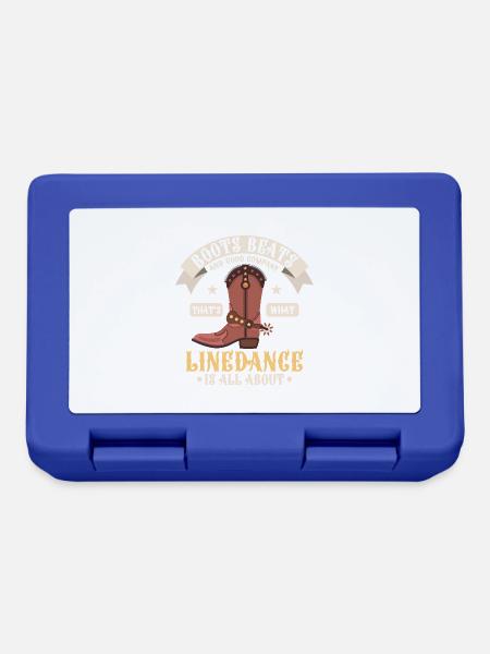 Line Dance Boots Beats Good Company Western Countr - Brotdose - Royalblau