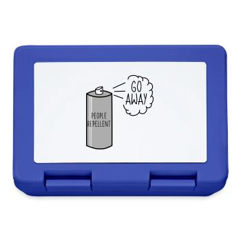 People Repellent Go Away Spray - Brotdose - Royalblau - Vorne