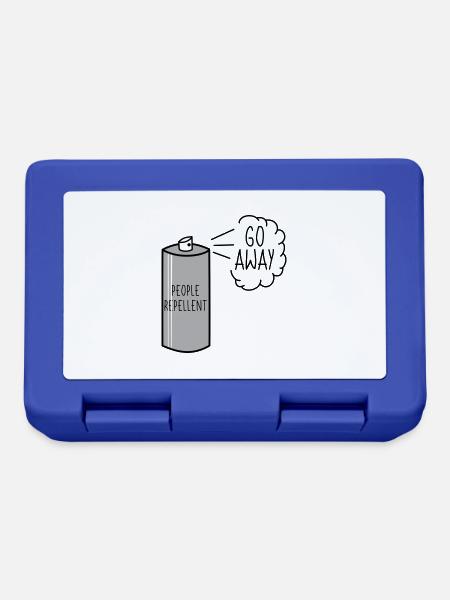 People Repellent Go Away Spray - Brotdose - Royalblau