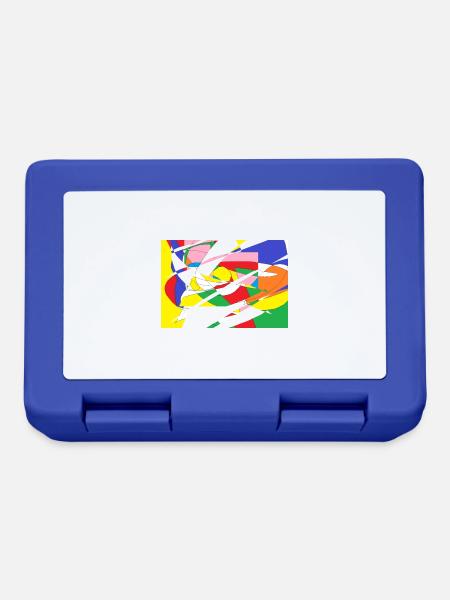 Pattern - Lunchbox - royal blue
