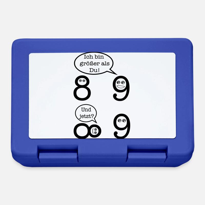 Mathematik Witz - Brotdose - Royalblau