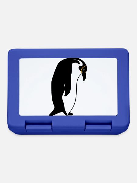 Pinguin - Brotdose - Royalblau
