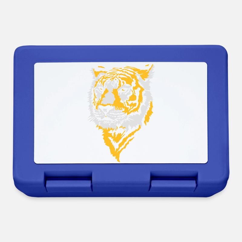 Tiger, Tigre - Lunchbox - royal blue
