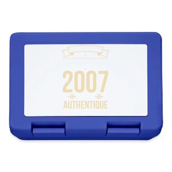 18th Birthday - Original - November 2007 - Lunchbox - royal blue - Front