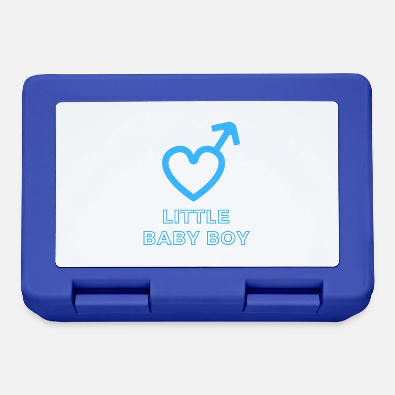 Annonce de bébé - Garçon - Grossesse - Boîte à goûter - bleu royal