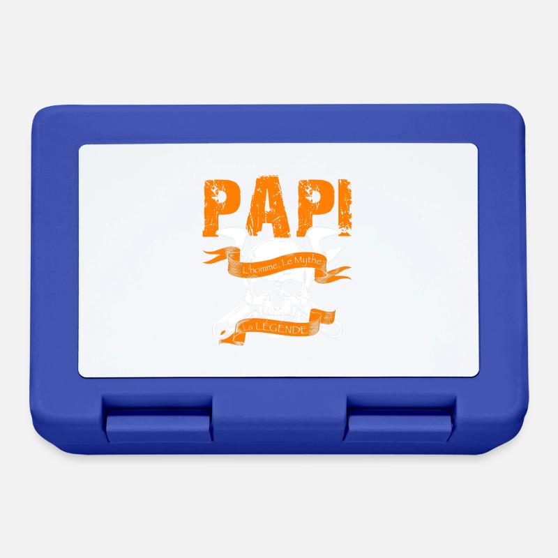 papi la legende - Boîte à goûter - bleu royal