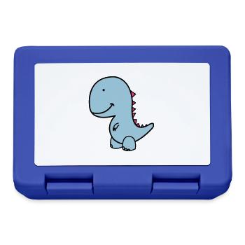 dino - Brotdose - Royalblau - Vorne