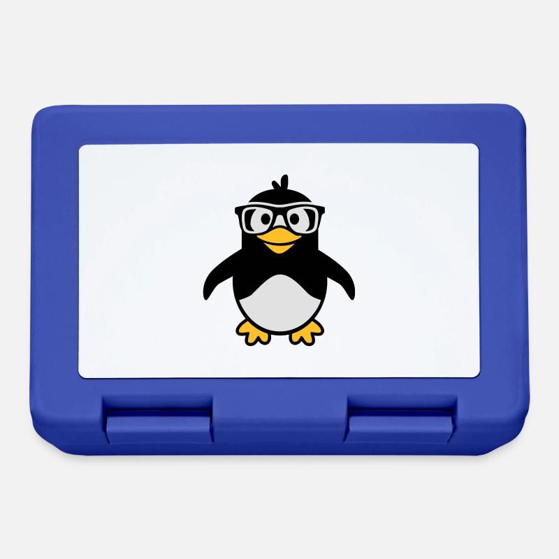 Penguin - Lunchbox - royal blue