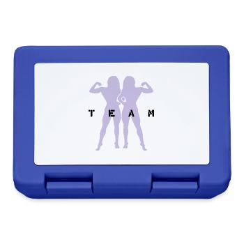 girl fitness team - Brotdose - Royalblau - Vorne
