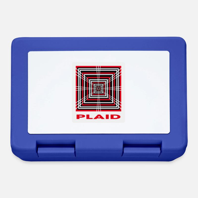 Plaid - Electricité - E Voiture - Tesla - Boîte à goûter - bleu royal