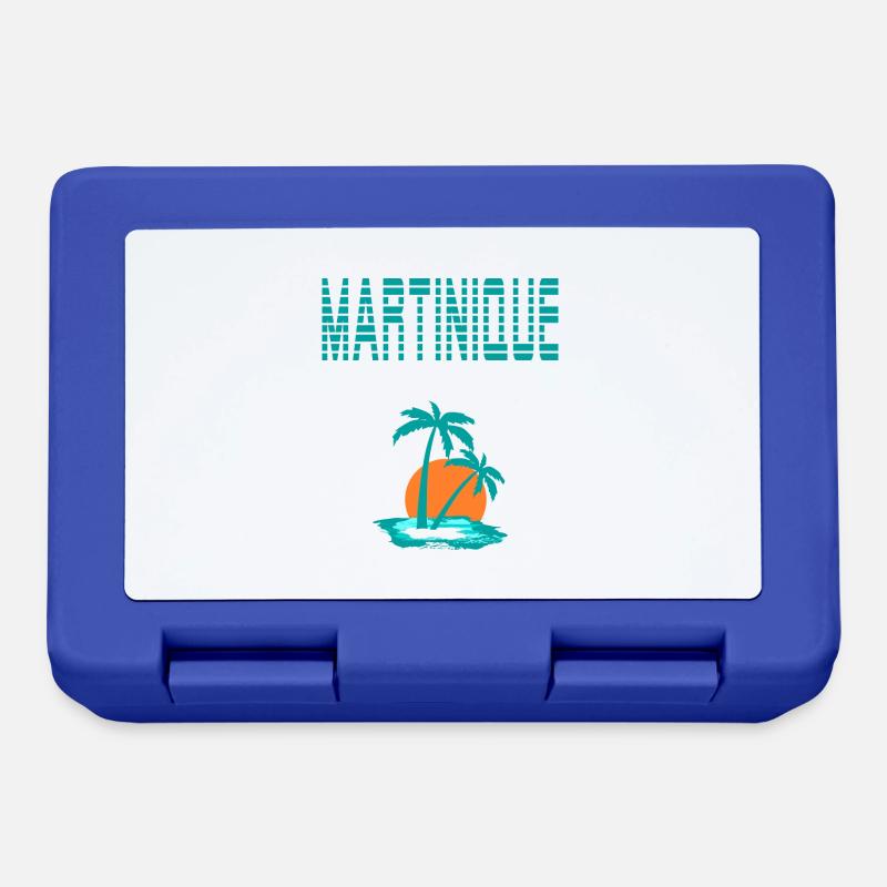 Martinique - Boîte à goûter - bleu royal