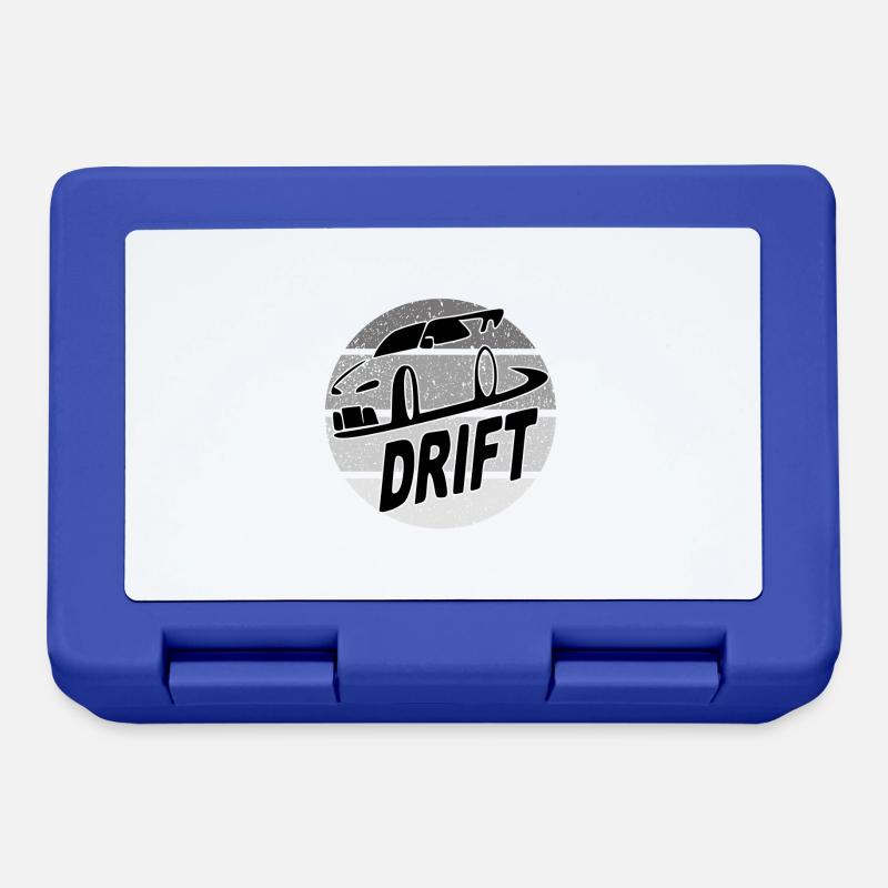 Sprüche Autofahrer Drift Drifting - Brotdose - Royalblau