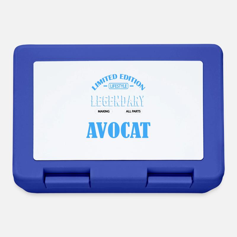AVOCAT - Boîte à goûter - bleu royal